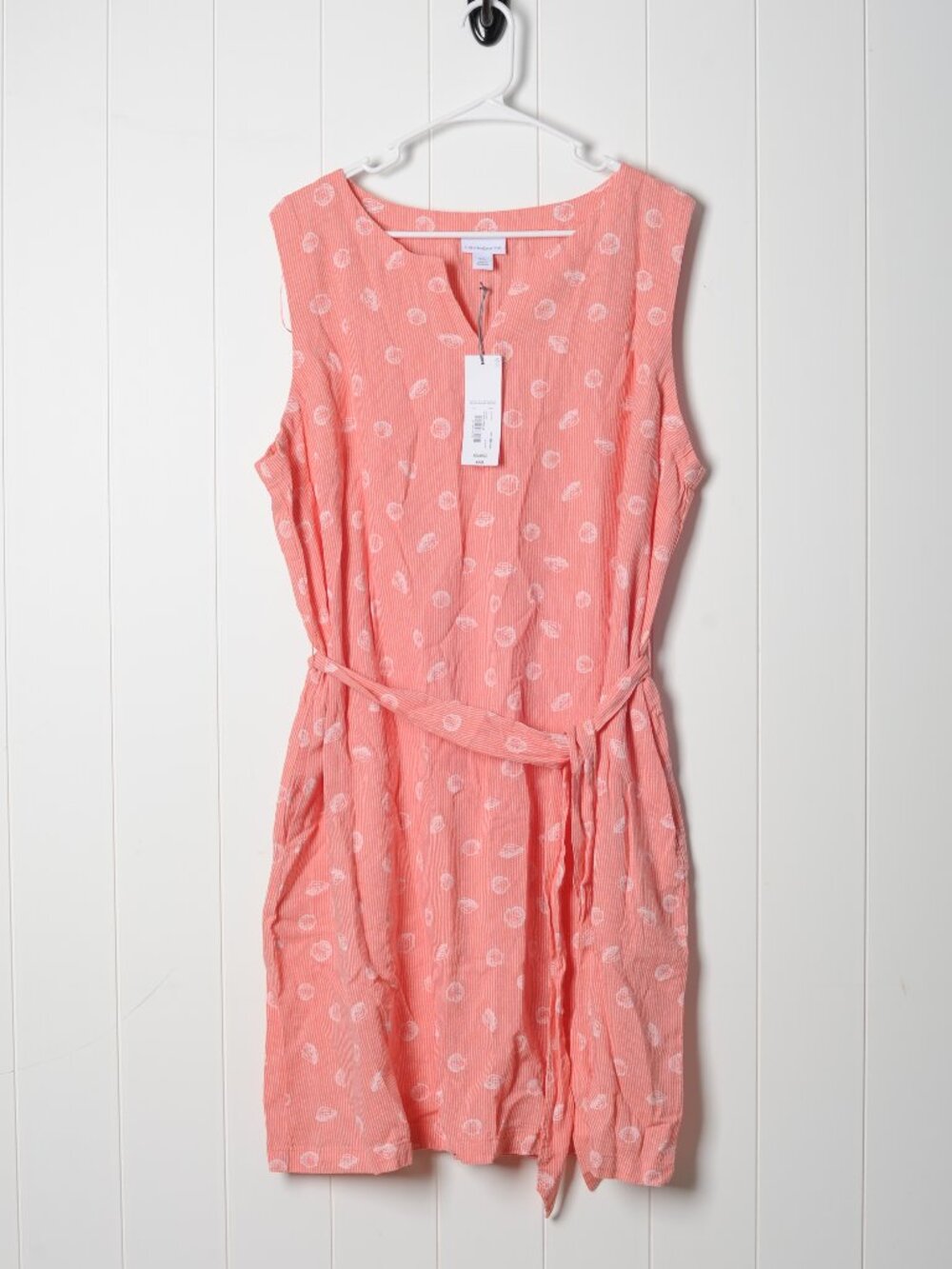Women's linen blend Coral Dress, Size XXL Liz Claiborne, beach, coastal
